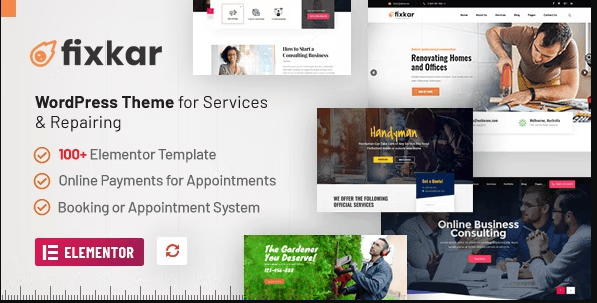 FixKar - All Services WordPress Theme Build With Elementor