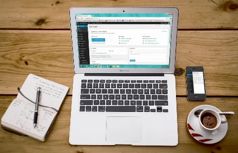 Business Coffee Composition Computer