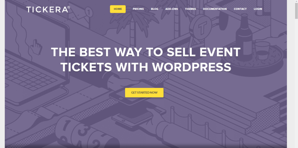 Tickera event ticketing plugin for WordPress